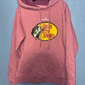 Bass Pink Casual Hoodie